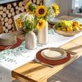 thumbnail image 4 of Round 15 Inch Placemats Set of 4, HeatResistant Non Slip Place Mats for Dining Table, Wipeable Braided Kitchen Table Mats for Housewarming, 4 of 9
