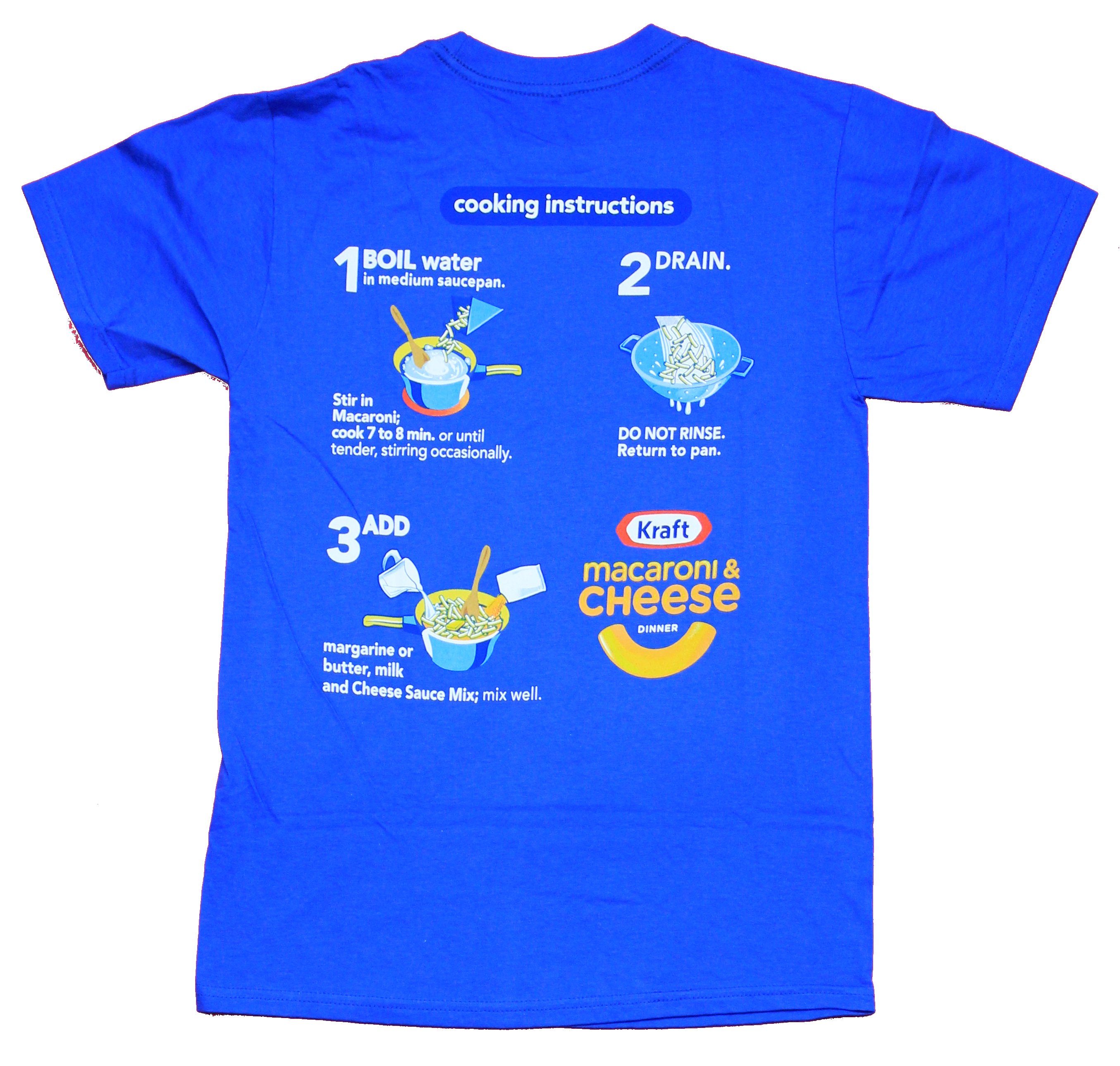 Kraft Macaroni & Cheese Mens T-Shirt - Logo Lapel ...