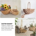 thumbnail image 5 of Niceauty 1Pc Handwoven Khaki Wood Vegetable Basket for Food and Home Use, 5 of 8