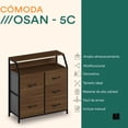 thumbnail image 2 of Mubson Comoda con 5 Cajones Osan, 2 of 5