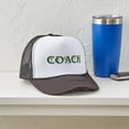 thumbnail image 3 of CafePress - Tennis Coach - Adjustable Unisex Printed Trucker Hat with Mesh Back, 3 of 8