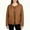 Coffee, variant on ieFashion Women's Winter Casual Quilted Jackets Long Sleeve Jacket with Pockets Outerwear Coats,Green, L