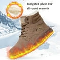 thumbnail image 5 of Safety Trainers Mens Steel Toe Cap Trainers Winter Warmth Lightweight Safety Work Shoes Non-Slip Puncture Proof Shoes, 5 of 7