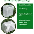 thumbnail image 5 of NOGIS Nursery Grow Bags, 100 PCS Non-Woven Plants Grow Bags 7.8"x8.6", Solid Seed Starter Bags Fabric Seedling Pots Plants Pouch Home Garden Supply, 5 of 7