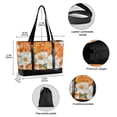 thumbnail image 2 of FORMRS Canvas Laptop Tote Bag for Women with 15.6" Computer Compartments Shoulder Handbag, Sunny Floral, 2 of 7