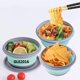 thumbnail image 5 of Fiambrera plegable de silicona de grado alimenticio de 3 piezas - Juego de contenedores de almacenamiento de alimentos expandibles - Ensaladera de silicona con tapa portátil, 5 of 5