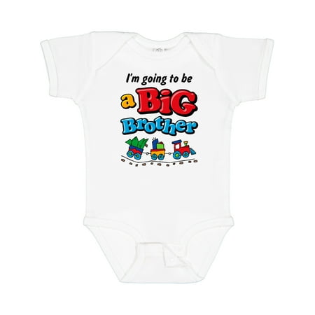 

Inktastic Choo Choo Future Big Brother Gift Baby Boy Bodysuit