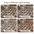 thumbnail image 7 of ODIKA 4'x6' Warm Earth Tones Geometric Washable Area Rug Modern Abstract Pattern with Dynamic Shapes for Bedroom, Reading Nook, Pet Friendly & Non-Shedding, 7 of 7