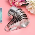 thumbnail image 4 of Portable Measuring Cup, Corrosion Resistance Measuring Spoon, For Home Milk Tea Shop 7Pcs Set, 4 of 8