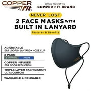 Copper Fit Never Lost Mask 2pk