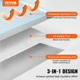thumbnail image 2 of VEVOR Double Reflective Insulation Roll Air Bubble Film Radiant 48 in x 10 ft, 2 of 9