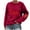Red#3, variant on cocolona Womens Heart Print Sweatshirts Casual Long Sleeve Valentines Shirts for Women Fashion Cute Loose Pullover Tops