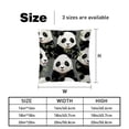 thumbnail image 5 of Panda Inserts with Chair Pillow Covers - Set of 2, Unique Patterns, Various Sizes 16x16, 18x18, 20x20 Inches for Home Decor and Special Occasions, 5 of 6