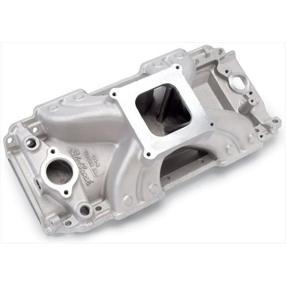 EDELBROCK 2902 Victor Junior Aluminum Intake Manifold - Rectangular