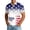 F161-Blue, variant on xfsWaSs Mens T Shirts 4th Of July Patriotic Graphic Print Half Zip Short Sleeve T Shirt Casual Tops For Independence Day Celebration Tshirts Trendy Clothes