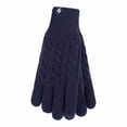thumbnail image 1 of Heat Holders - Ladies Fleece Lined Cable Knit 2.3 TOG Thermal Gloves, 1 of 2