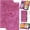Pink, variant on for Samsung Galaxy S24Ultra Phone Case Wallet, Matte Suede Leather Oil Painting Style Floral Cherry Blossom Sketch Folio Flip Cover Kickstand, Card Holder Cash Slot, Magnetic Flower Clasp