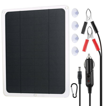 

Spirastell Charging plate Car Boat Marine Kit Car Boat Panel Kit Car Maintainer 12V Portable Solar Battery Waterproof Solar Panel Snowmobile Boat Marine RV 12V Portable Waterproof Solar Panel Kit