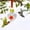 White, variant on Mouliraty Hummingbird Feeder Jar Bird Feeder Hanging Hummingbird Feeder Heart-shaped Bottle Bird Feeder