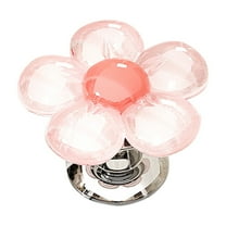 Qocolhg 2Pcs Multicolour Cute Flower Shaped Toilet Buttons Toilet Push Tank Buttonss, Flower Shape Toilet Press Toilet Flush Button Pusher Tool, Handle Helper for Toilet Lid,Creative Toilet Accessory