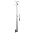thumbnail image 2 of PAMINGONO 4Pcs Kitchen Hinges Silver Iron for Home Improvement with Self Balancing Function, 2 of 7