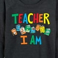 thumbnail image 3 of Dr. Seuss - Teacher I Am - Women's Lightweight French Terry Pullover, 3 of 6