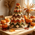 thumbnail image 5 of Thanksgiving DIY Tree Tree Quilt Kit – Easy Layered Fabric Holiday Decorations for Quilting Lovers, Traditional Christmas Halloween Fabric Art Kit for Adult Crafters（Chicken), 5 of 7