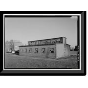 Historic Framed Print, United States Nitrate Plant No. 2, Reservation Road, Muscle Shoals, Muscle Shoals, Colbert County, AL - 3, 17-7/8" x 21-7/8"