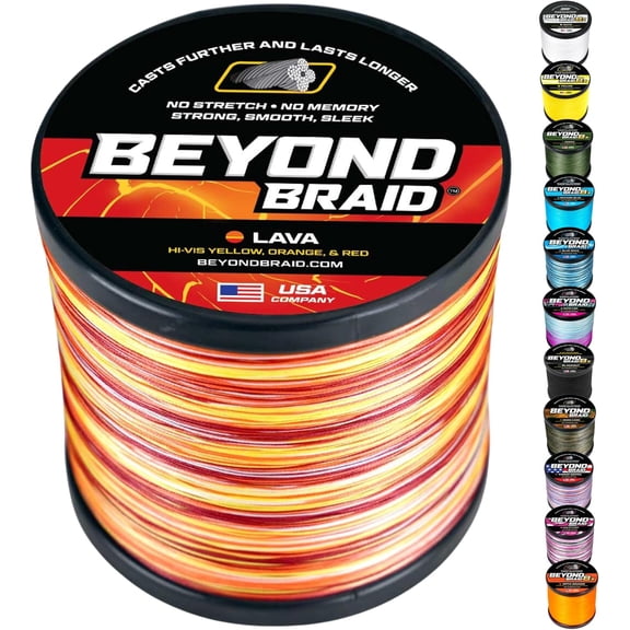 Beyond Braid Lava 500 Yard Spool 15LB