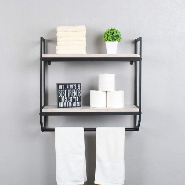 Metal bathroom wall clearance shelf