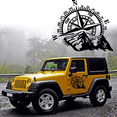 thumbnail image 2 of 3Pcs Car Off-Road SUV Side Body Sticker Compass Mountain Decals Sticker for SUV Off-Road Waterproof, 2 of 6