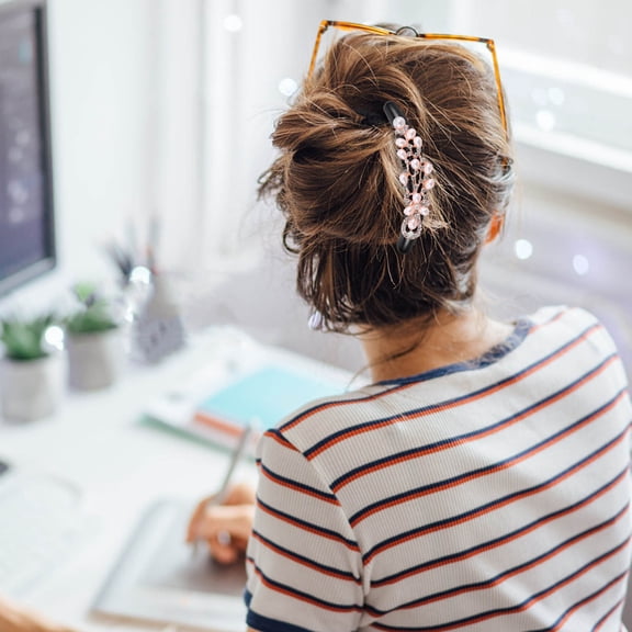 WEUVEB Versatile Rhinestone Hair Clip for Sophisticated Wedding Hairstyles