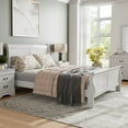 thumbnail image 2 of Furniture of America Arabella Traditional Wood Sleigh Bed Frame, 2 of 4