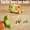 thumbnail image 2 of Multifunctional Turtle Phone Baby Toy Early Learning Center Crawling Sensor Turtle Phone, 2 of 8