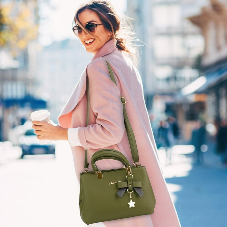 Women Handbags Large Capacity Crossbody Bags Ladies Shoulder Bag Green