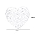 thumbnail image 3 of KQJQS Hollow Heart-shaped PVC Placemat - Heat-resistant and Insulation Pad for Home Dining, 3 of 6