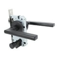 thumbnail image 4 of House Door Handle Lock, Door Lever Lock Comfortable Hand Feeling Black Aluminum  for Home, 4 of 8
