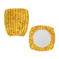 thumbnail image 5 of SCRAWLGOD Corn Kernel Yellow 2 Pieces Chair Covers for Office Desk Chairs Elastic Stain Resistant Desk Chair Seat Protector Removable Dustproof Boss Chair Covers, 5 of 7