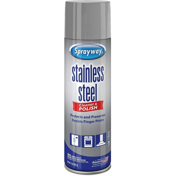 Sprayway SW148R Water-Based Stainless Steel Cleaner, 15 oz.