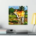 thumbnail image 3 of Calf in Neon Glory - Canvas, 3 of 10