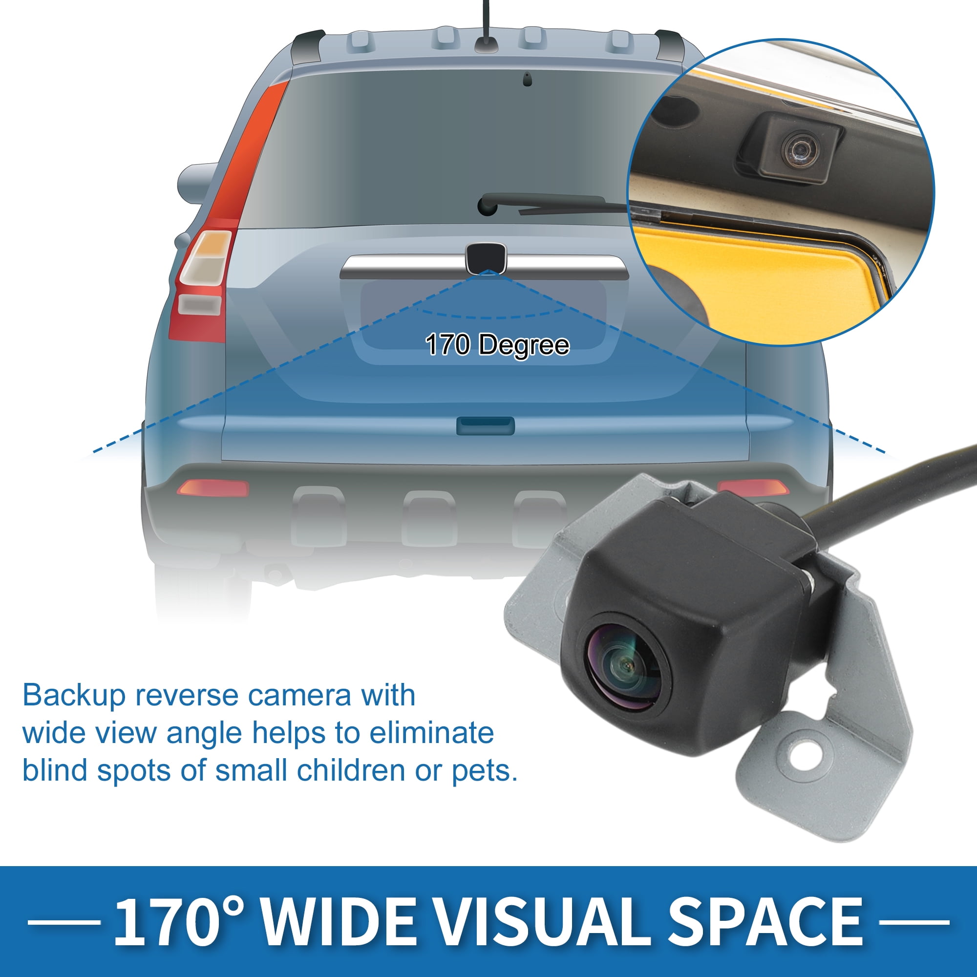 Unique Bargains Rear View Park Assist Backup Camera for Hyundai Tucson IX35 2010-2013