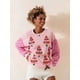 thumbnail image 2 of Sudadera navideña para mujer, con lentejuelas brillantes, manga larga, cuello redondo, estampado de alce, sudadera con capucha para mujer, informal, holgada, para uso diario, 2 of 5