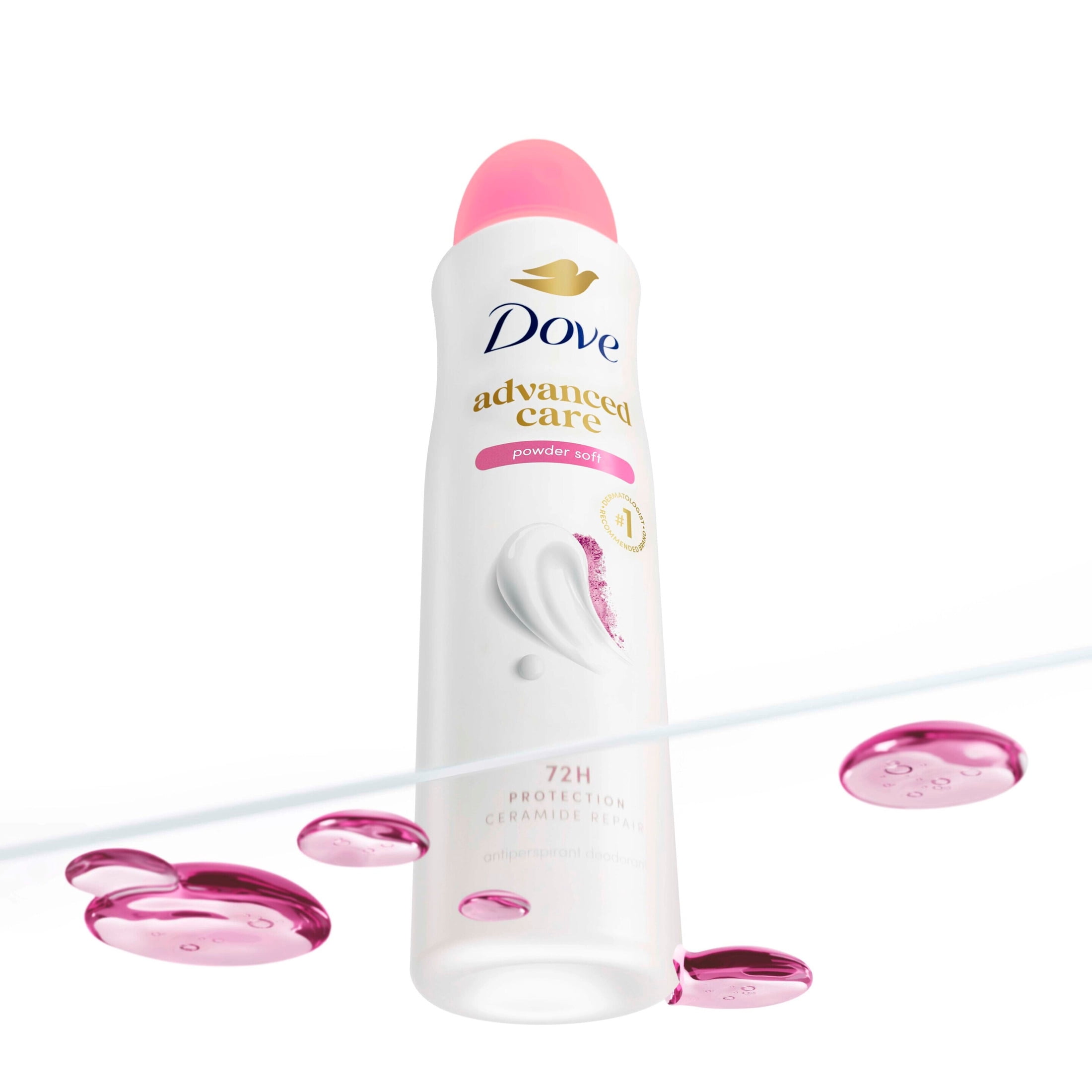 Dove Advanced Care Antiperspirant Deodorant Spray Antiperspirant Deodorant To Help Skin Barrier Repair After Shaving Powder Soft,3.8 oz