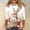 01-White, variant on SwiftWear Cute Rabbit T-Shirt for Women Loose Fit Everyday Plus Size Basic Top Soft Breathable Casual 3/4 Sleeve Tee