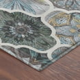thumbnail image 3 of Addison Rugs Mayfield Premium Machine Washable Transitional Panels Teal Rectangle Rug, 10' x 14', 3 of 6