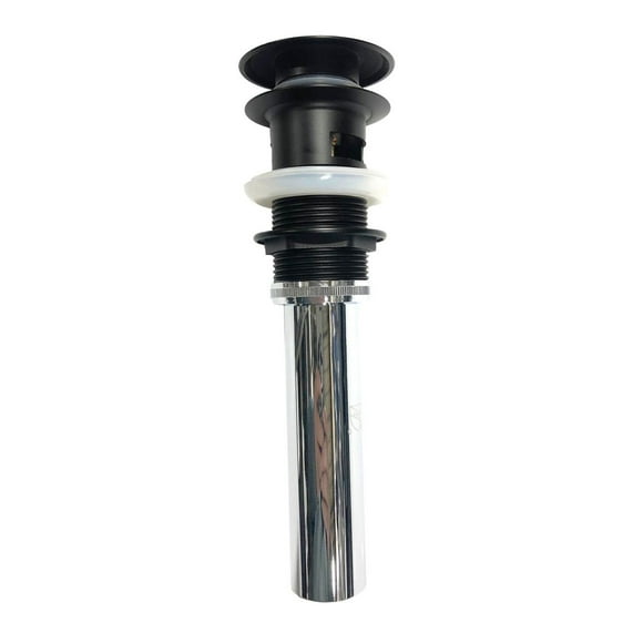 The akuaplus® pop-up push button with overflow.