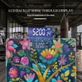 thumbnail image 3 of Bathroom Scale, Highly Accurate Digital Body Scale,Precisely Measures Weight up to 400 lbs-Colorful Tree Of Life With Flowers With Vibrant Leaves And Colors, 3 of 4