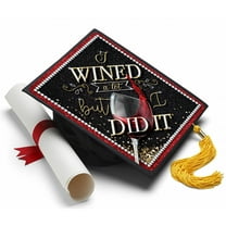 I Wined Alot Grad Cap Tassel Topper