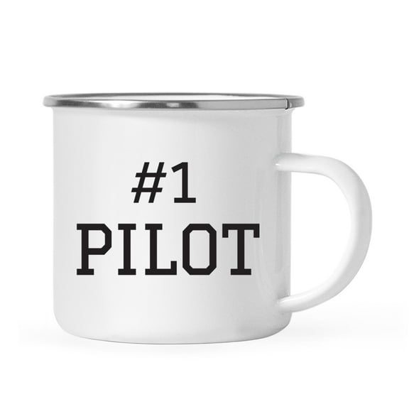 Koyal Wholesale Stainless Steel Campfire Coffee Mug, #1 Pilot, 1-Pack