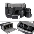 thumbnail image 2 of Camera Bag Insert Black Padded Lens Divider Portable Insert Padded Protector Divider Partition Bag CL For DSLR Camera Lenses, 2 of 7